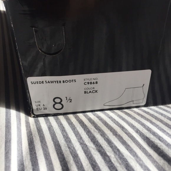 J.Crew Suede Sawyer Booties - Black, 8.5 - Picture 4 of 5